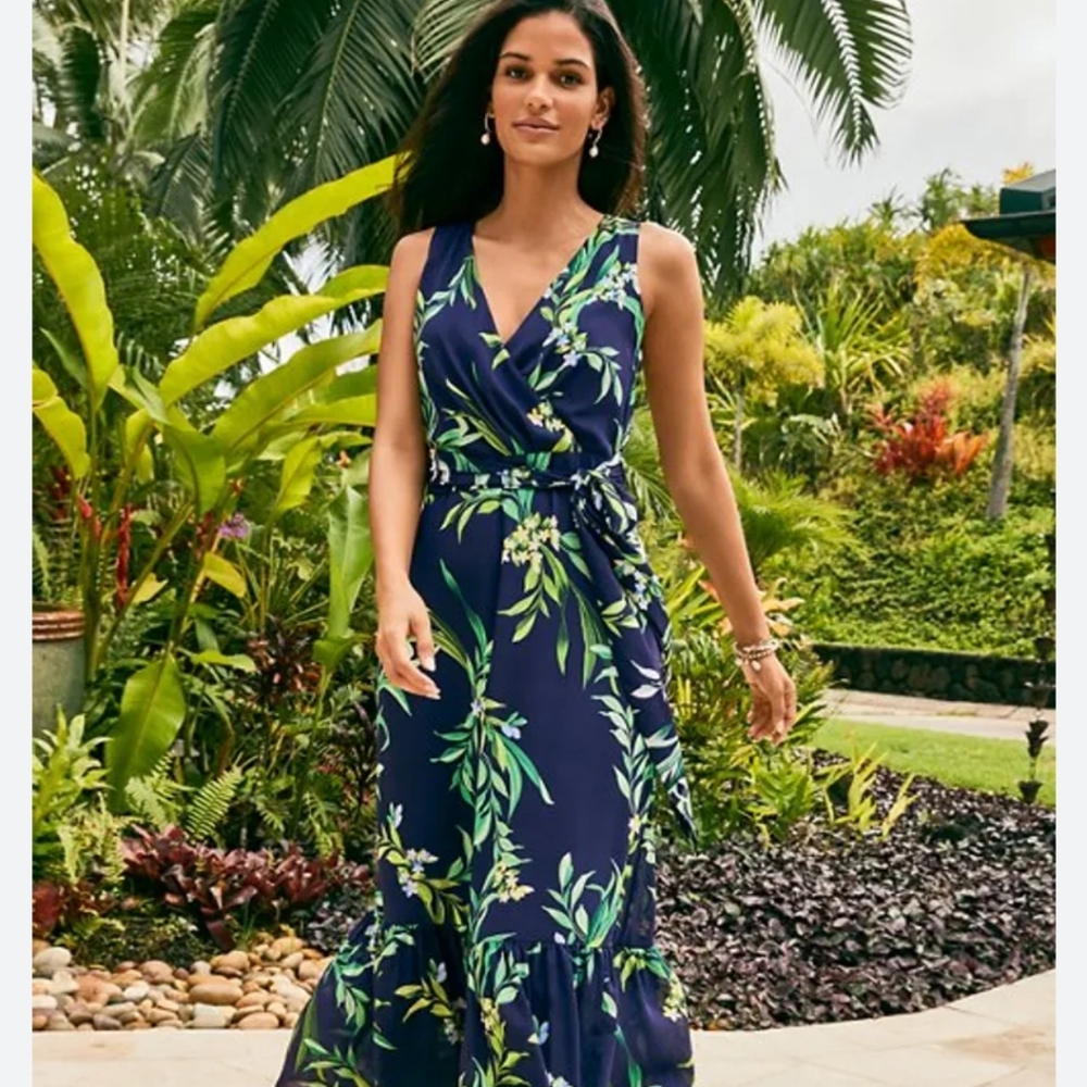 Tommy Bahama Floral Glow Maxi Dress